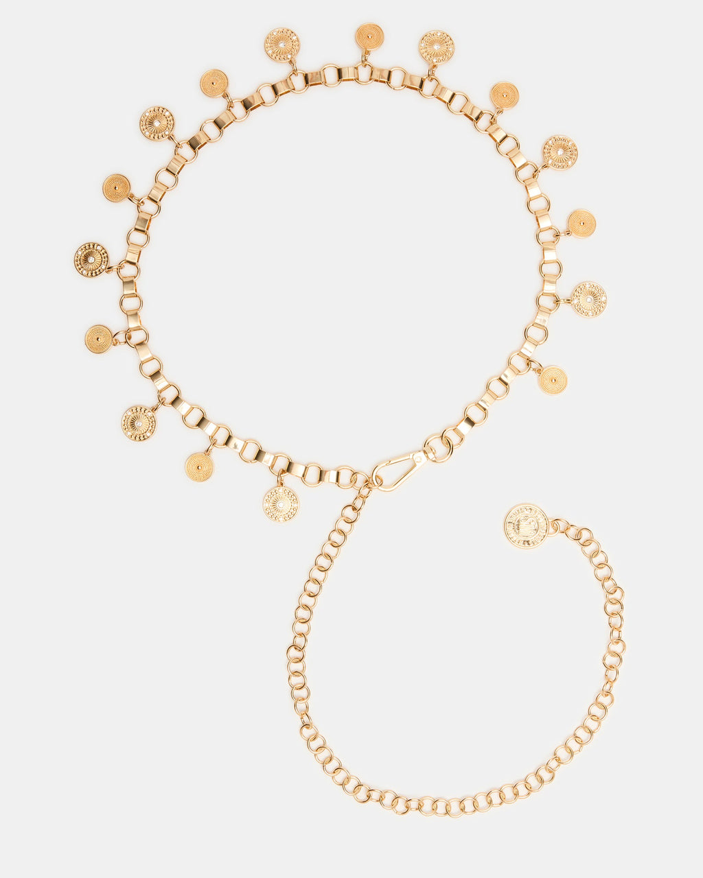 COIN CHAIN BELT GOLD